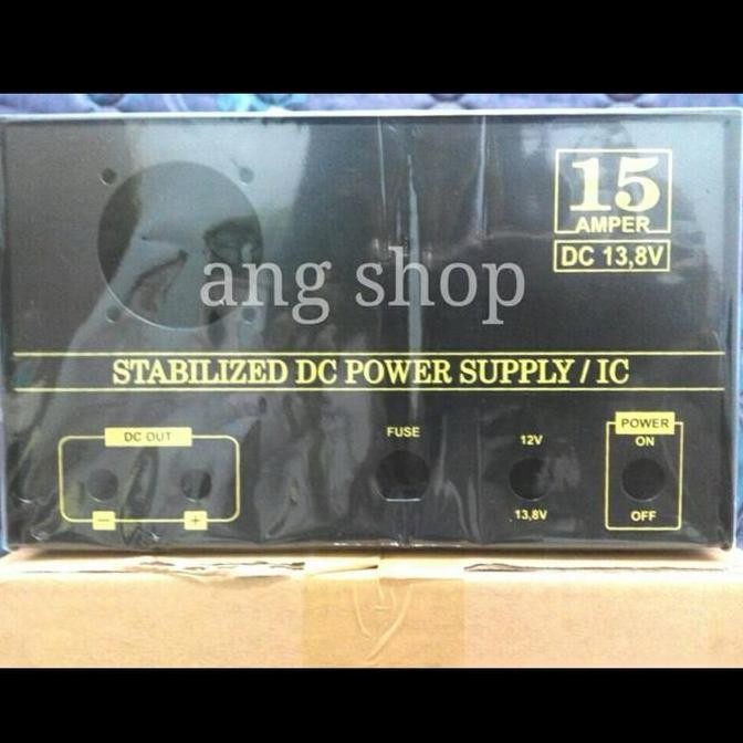 PROMO Box Adaptor 15A Kotak DC Power Supply 15 Ampere