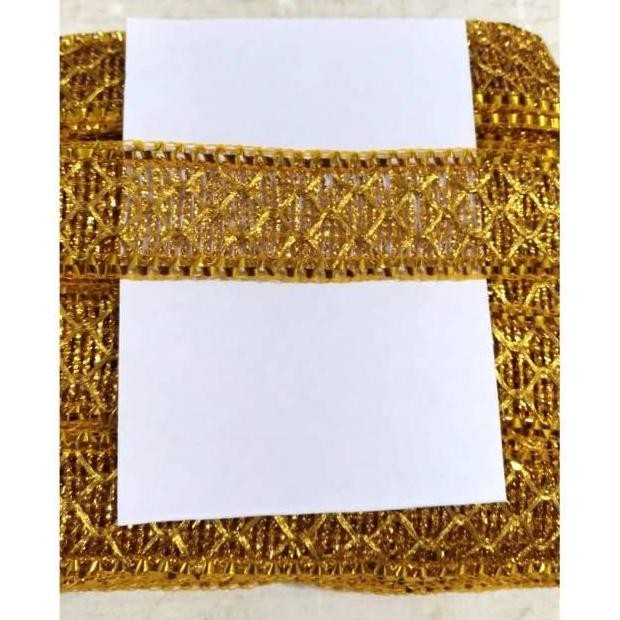 

:>:>:>:>] Renda Emas / Renda India 104 (17 yard - lebar 3 cm)