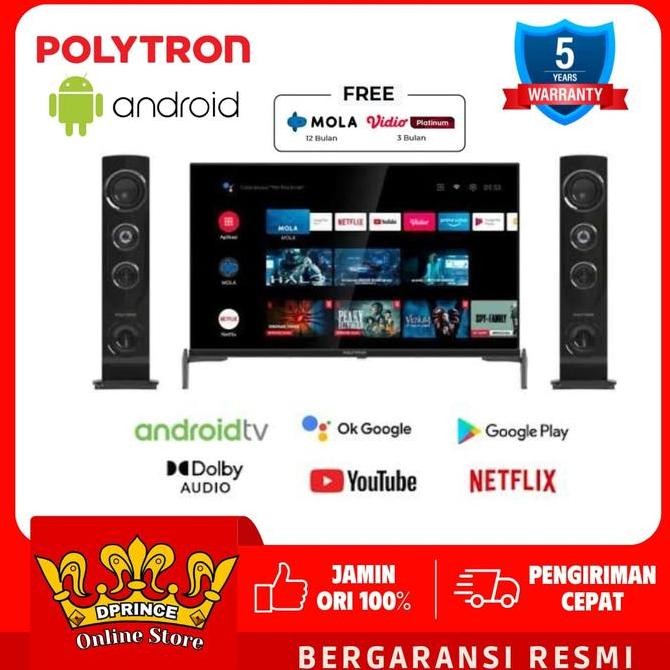 Led Polytron Smart Android Pld Tv 32 Inch 32Tag5959 / 32Tag5959