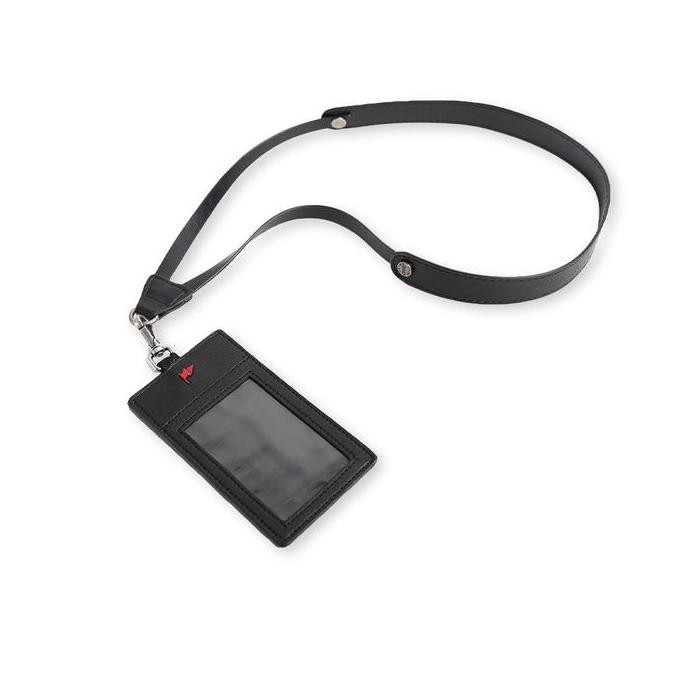 

TFG Lanyard Wallet Card Pria Wanita Lanyard 201 Black & Brown Lifetime Warranty - Water Resistant PS