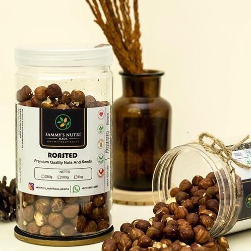 

Roasted Ed Hazel Nut G Kacang Hazel Panggang Asin Ringan