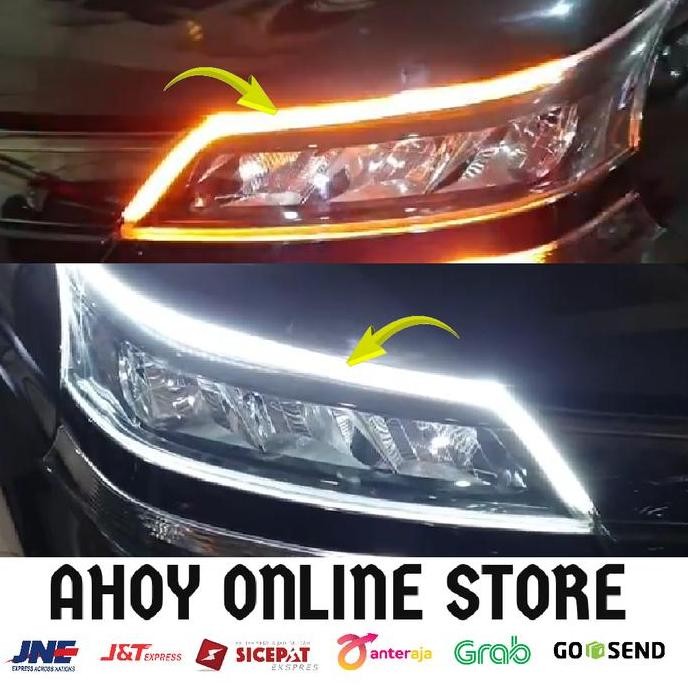 LED ALIS RUNNING PUTIH KUNING ALL NEW AVANZA 2019