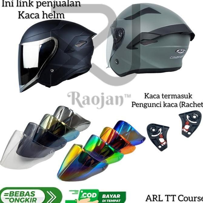 PROMO - Kaca helm ARL TT Course Visor helm ARL TT Course