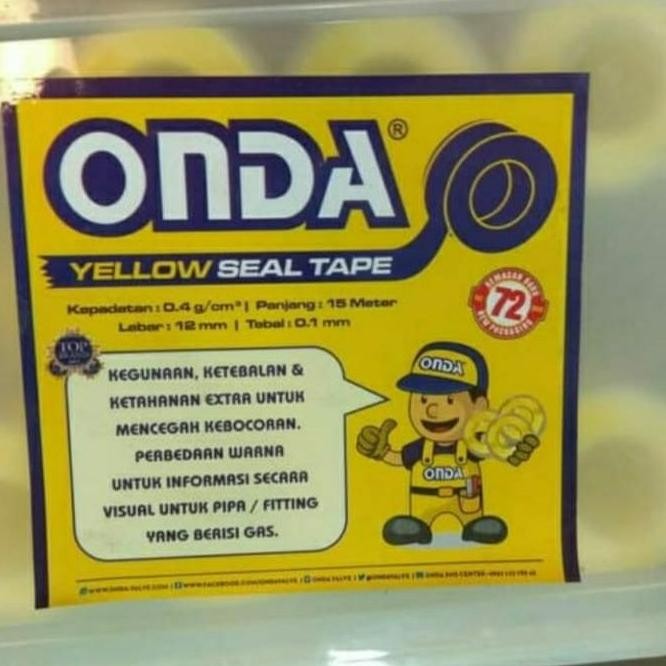 Seal tape ONDA 1 Box ( isi 72 pcs )