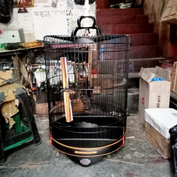 NEW sangkar/ kandang murai Ebod jaya No 2 warna hitam (grab/gojek)