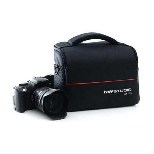 Tas Selempang Sling Bag Untuk Kamera Camera Dslr Canon Nikon Fotografer Bag Warna Hitam Bahan Nylon 