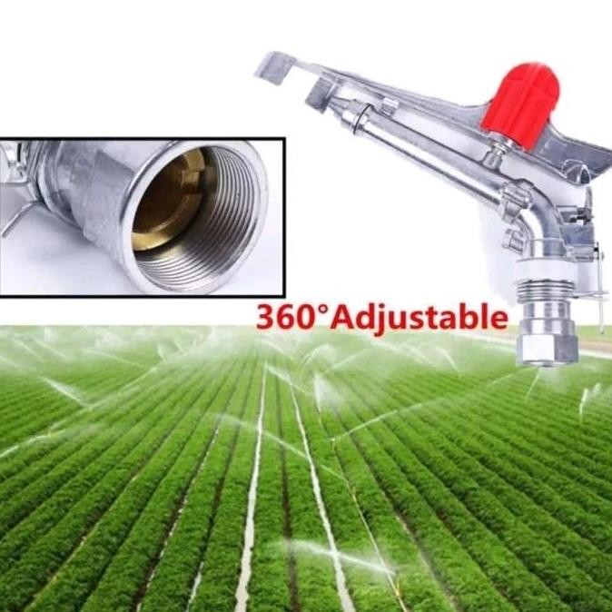 Sprinkler Big Gun DN-50 STAINLESS 1,5 Inch  Jarak Tembak 25-30 Meter || Sprinkler Pertanian Penyiram