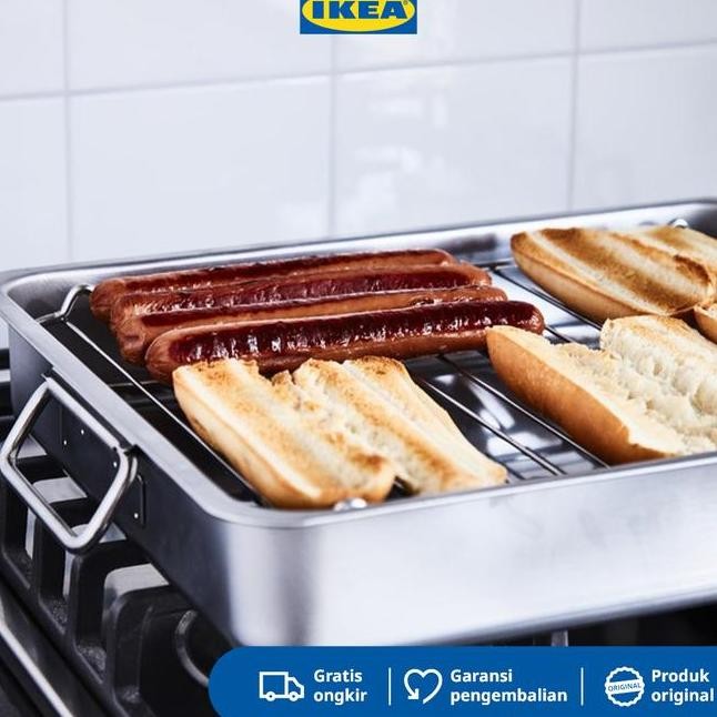 

Koncis Loyang Dengan Batang Bergeri Stainless 40X32 Cm Baja