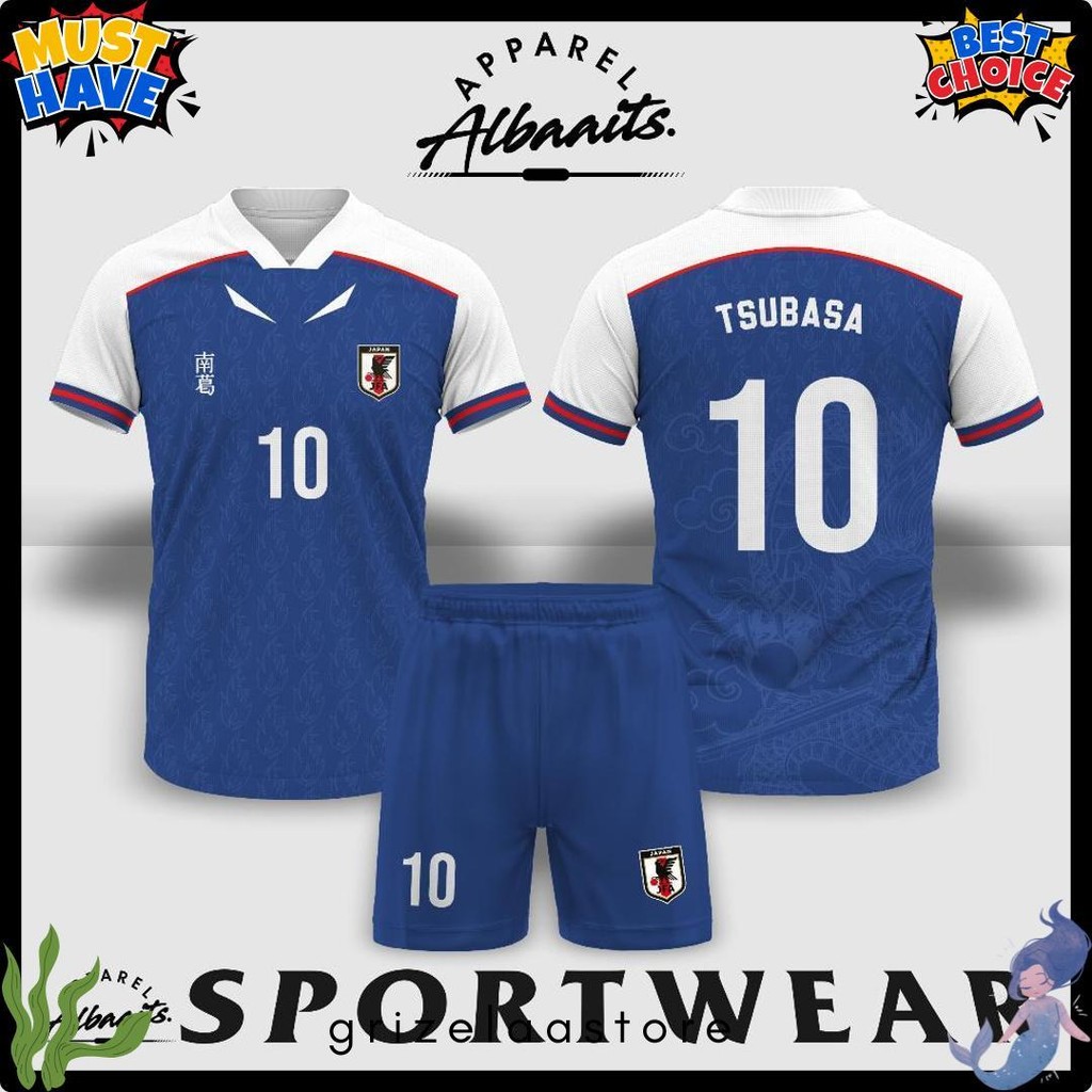 Cusss Serbu Jersey Futsal Dan Jersey Sepakbola Albaaits Tsubasa Jfa Blue
