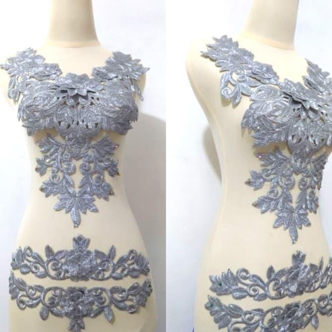 

>>>>>] Renda Bordir Motif Borju Set Warna Perak