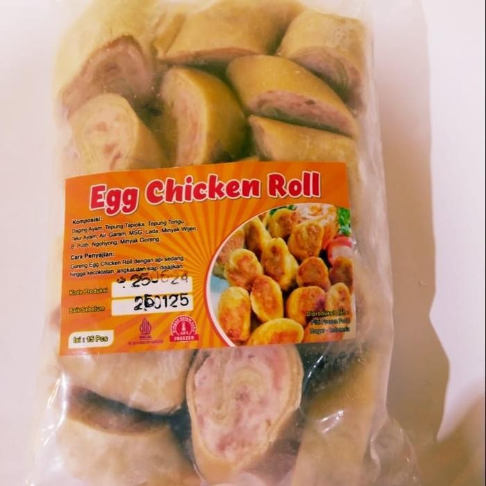 

HSS Egg Chicken Roll Bento Frozen Food Halal isi 10