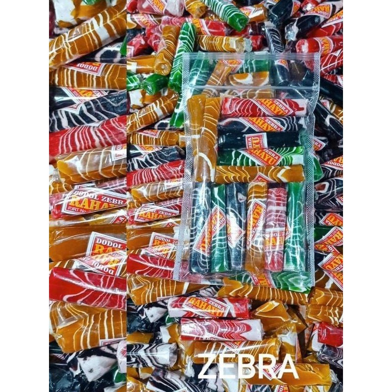 

Dodol Garut zebra kekinian 1kg harga promo rasanya enak manis legit fresh MANIS LEGIT GA LENGKET