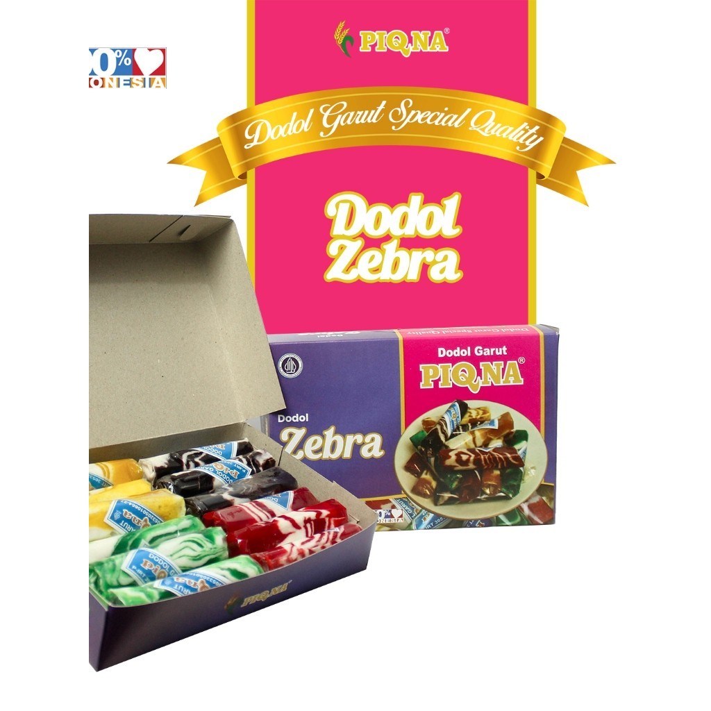 

PIQNA Dodol Garut Zebra Special Quality 250g MANIS LEGIT GA LENGKET