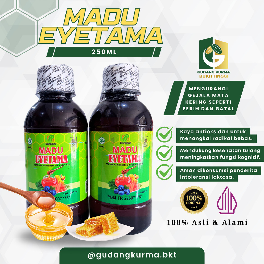 

Madu Eyetama 200ml | Menjaga Kesehatan Mata