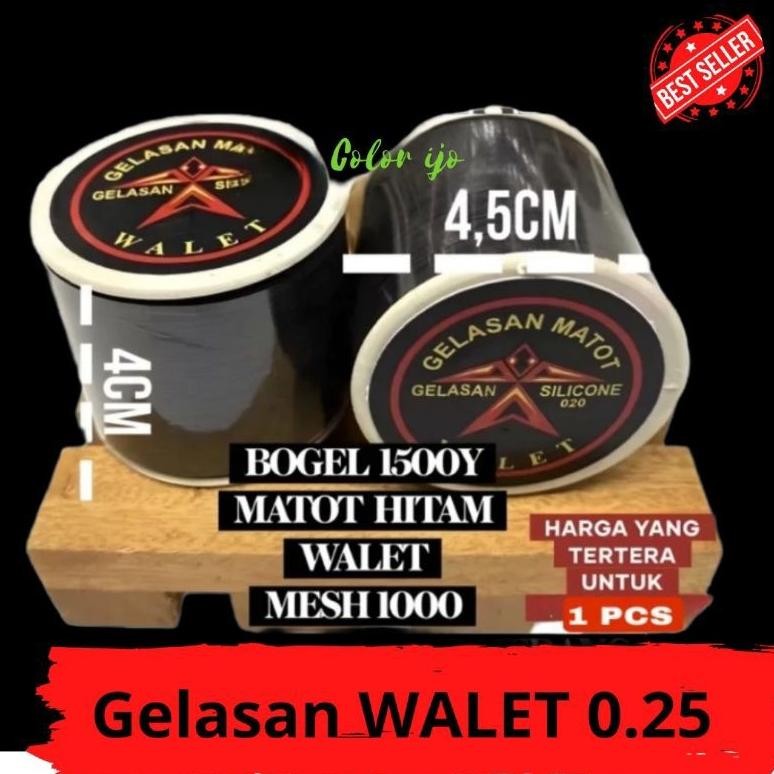 Bisa Diandalkan 8.8 Murah Gelasan Bogel Matot Walet 0.20 Hitam Senar Gelasan Layangan Tajam