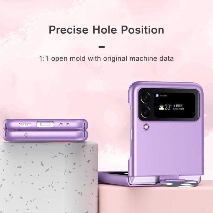 Promo Case With Finger Ring For Samsung Galaxy Z Flip4 Flip3 Case Original