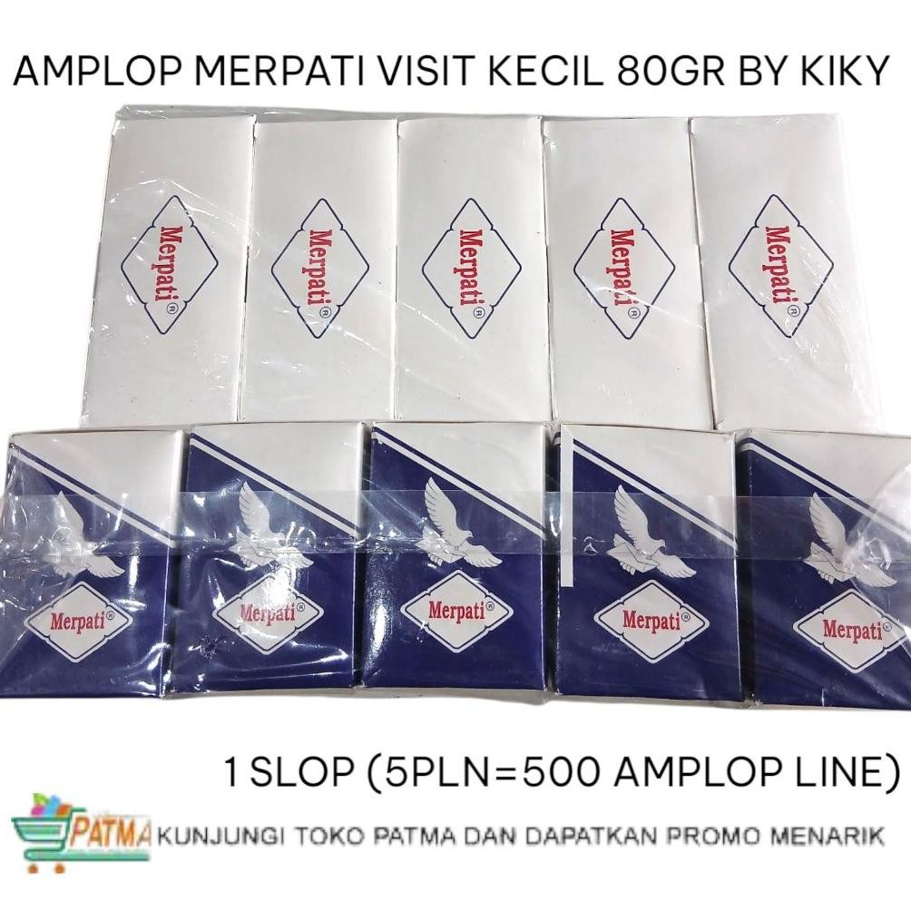 

Terlaris Amplop Merpati Visit Kecil 80Gr 110 X 70Mm By Kiky 1Slop(5Pln=500 Amplop Line) Terlaris