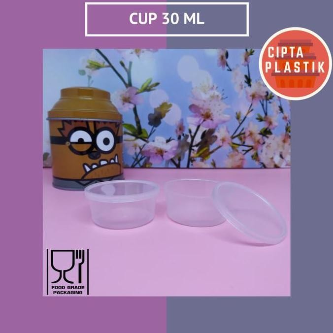 Tempat Saos 30ml/Cup Mini/Thinwall/Mayonaise/Cup Plastik/Wadah Plastik