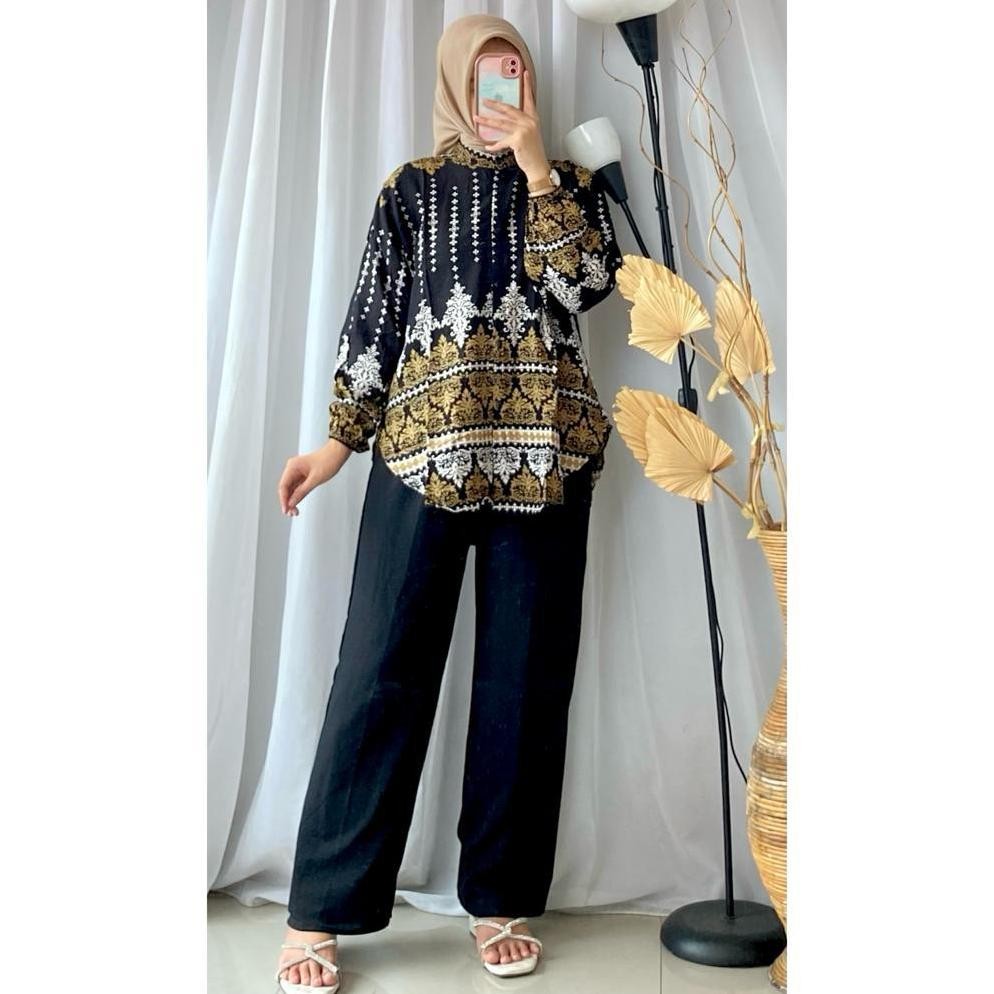 dg-4 NI06 One Set Rayon Viral Kekinian Best Seller-Setelan Wanita Kekinian-Setelan Wanita-Setelan Ra
