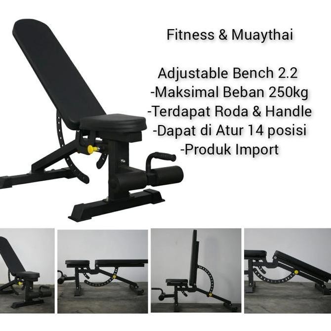 Masih Ada Adjustable Bench,Bench Press,Bench Fitness,Alat Gym Bench,Bangku Gym Promo