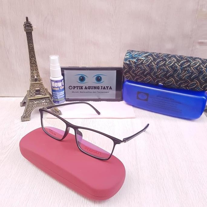 (Frame + Lensa) Frame Kacamata Minus Baca Pria Wanita Padisen