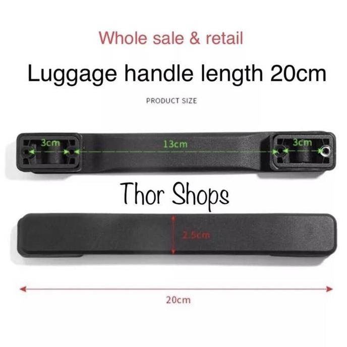 handle koper pegangan tarikan strap 20 cm elle navy dll