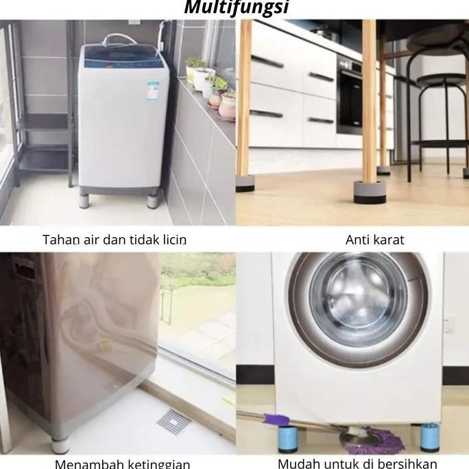 Alas Kaki Dudukan Ganjal Peninggi Mesin Cuci 1 2 Tabung Front Loading