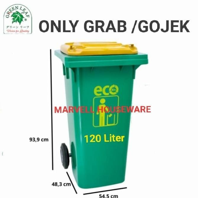 Tempat Sampah Roda 120 Liter/Tong Sampah Besar Roda 120 Liter