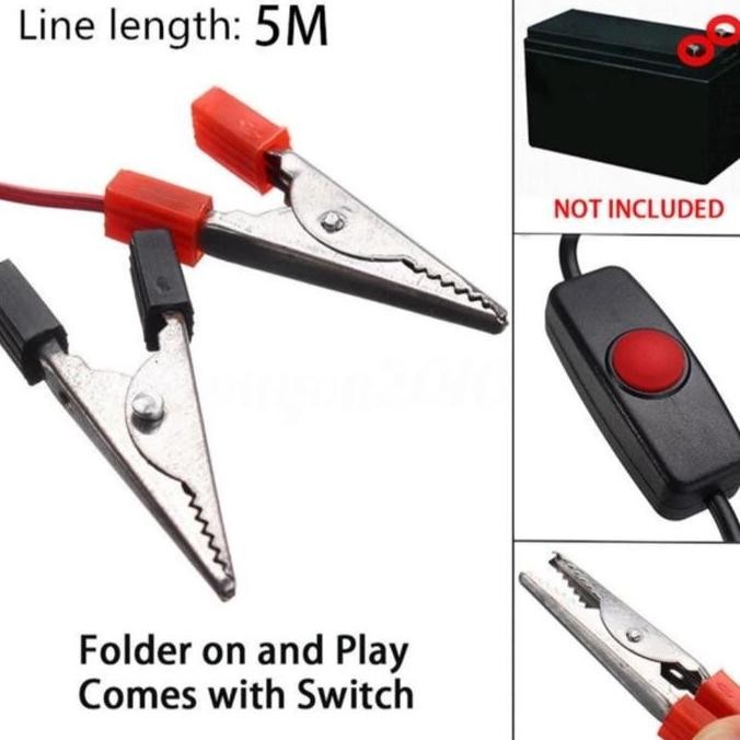 Lampu Celup Pancing Pemanggil Pemikat Ikan LED Fishing 12V, Cahaya Hijau