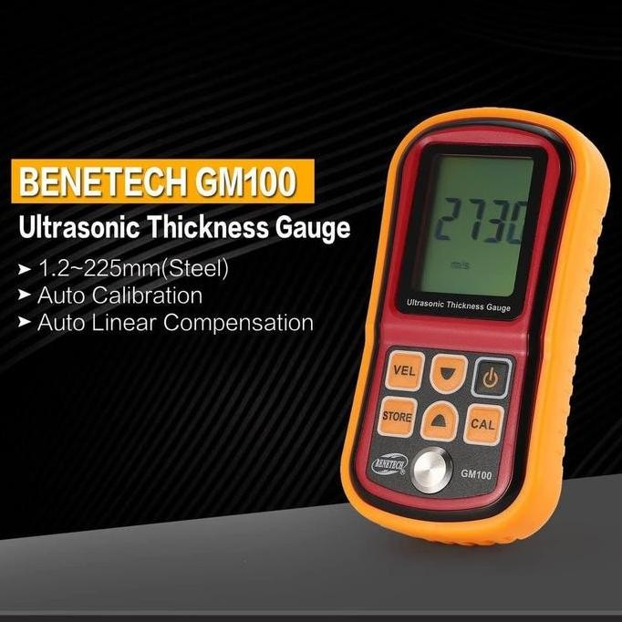 Ultrasonic Thickness Gauge GM100 BENETECH Tester GM-100 GM 100 Meter