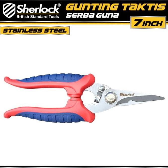 

Gunting Taktis 7 inch Sherlock Gunting Serba Guna