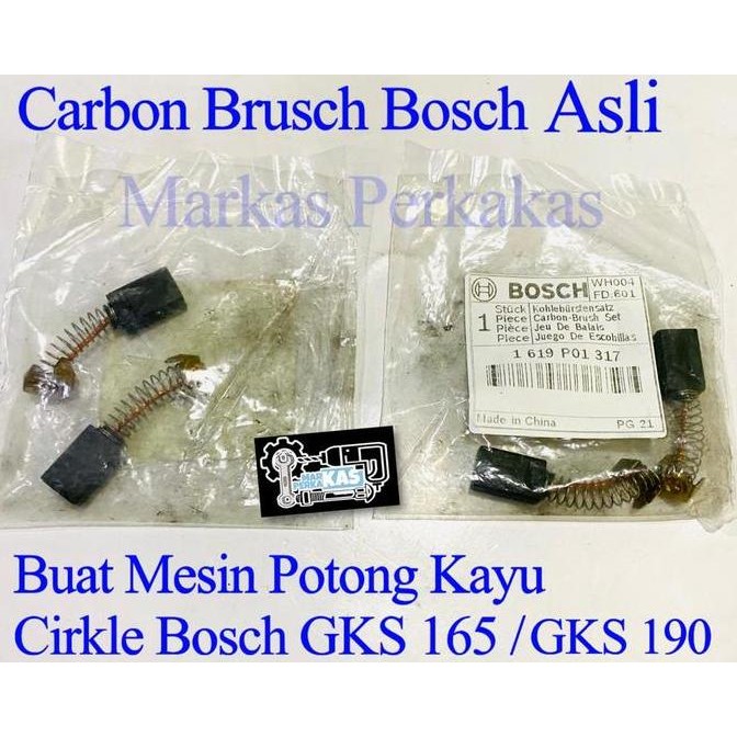 CB Carbon Brush Asli Bosch GKS 165 / Gks 190