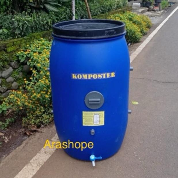Tong komposter 30,60,120,160,200 liter /sampah organik/pupuk/tong plastik HDPE