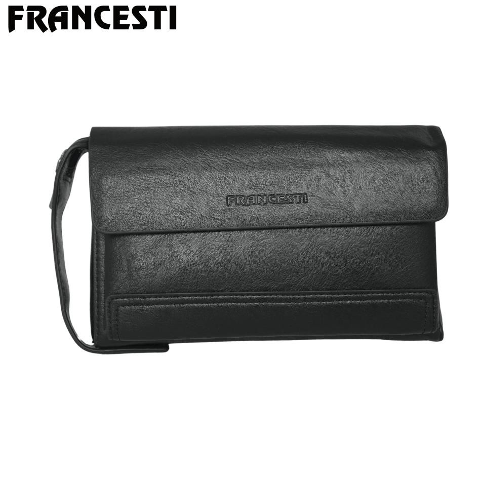 Francesti Clutch Bag Pria 651 Kulit Pu Blatas Tangan