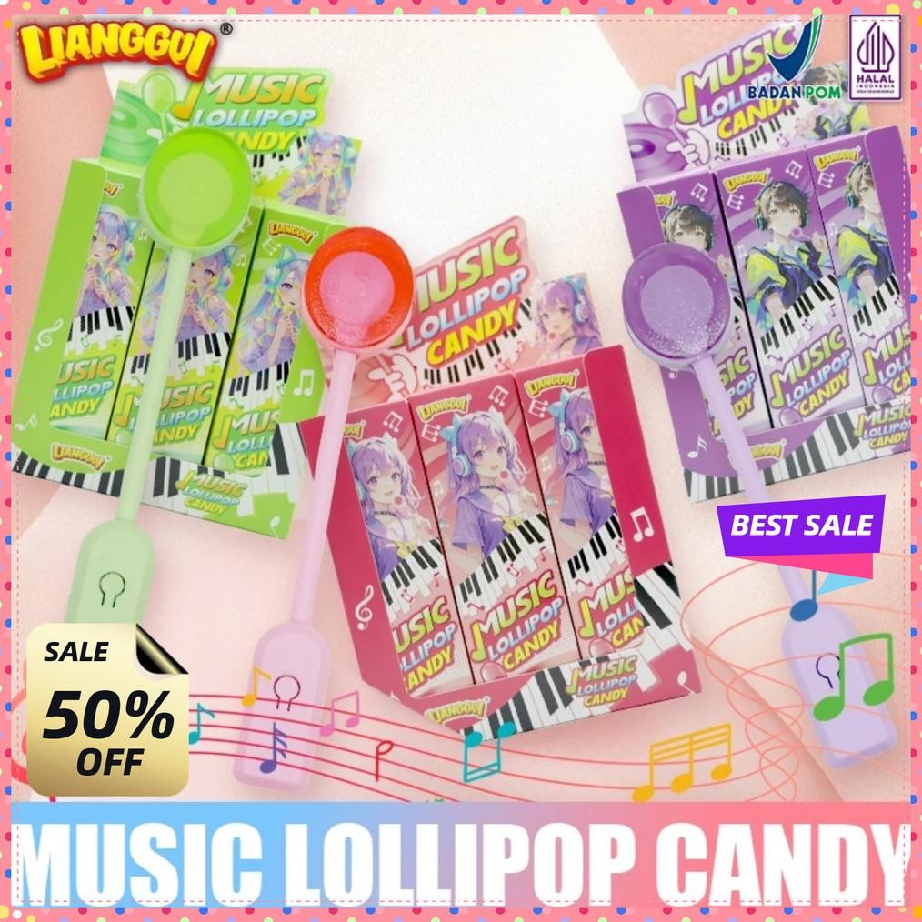

Terlaris di seluruh jaringan Permen lollipop musik Lianggui Lolipop Musik 3 Rasa HALAL Apel Hijau Anggur Stroberi Mainan Cemilan Anak Unik