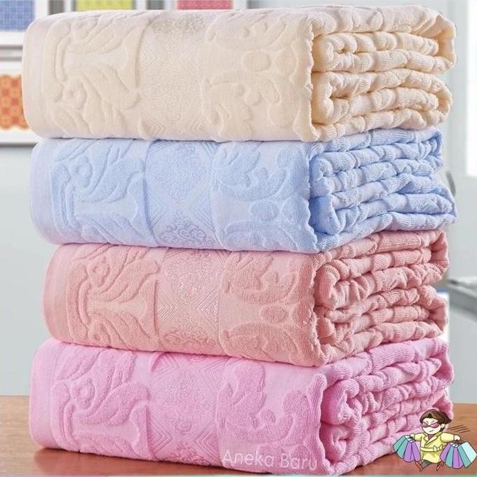 SELIMUT HANDUK POLOS 160X200 UKURAN SINGLE DEWASA KUALITAS LEMBUT DAN TEBAL BS