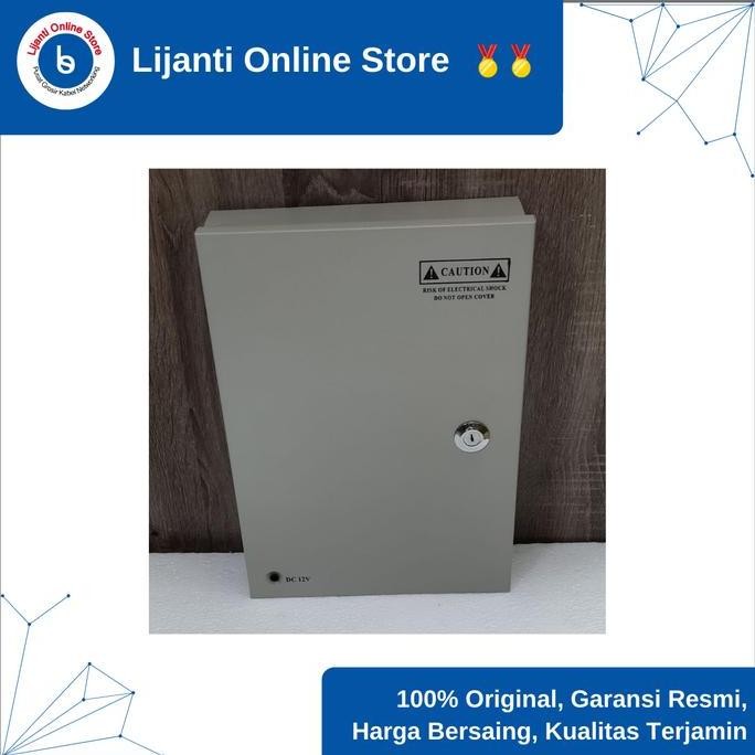 CCTV Adaptor Power Supply Switching 12V DC 20A + Box Power Supply DISKON