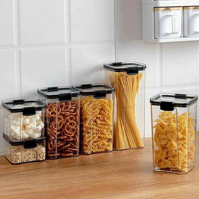 Toples Kotak Plastik Bening Kekinian Makanan Kue Serbaguna 1800 Ml Allshop