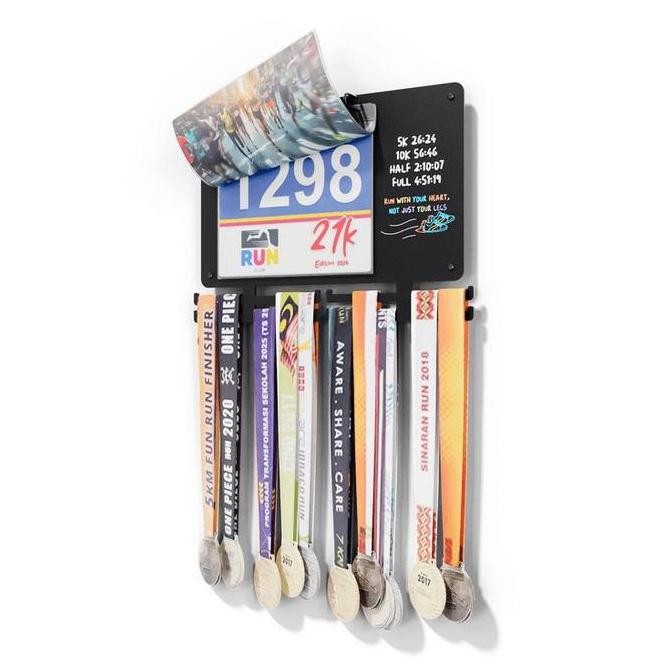 

Gantungan Medali Bib Besi Unik Personal Best Bisa Ditulis / Hanger Medal Besi