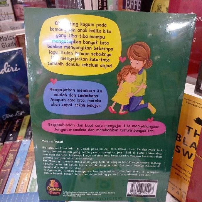 Buku 60 JAM PINTAR BACA TANPA DIEJA 10 MENIT SETIAP HARI. BY. YULIANI YUSUF Redy 