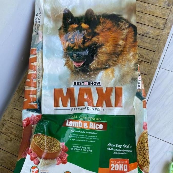 TERBARU - Maxi Dog Food 20 Kg Lamb