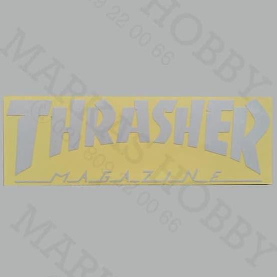 

Ready !!! Stiker Thrasher White Logo Cutting Aksesoris