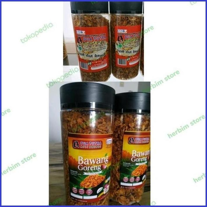 

MURAH BAWANG GORENG DUA PUTRA KEMASAN TOPLES 200 GRAM ASLI BREBES