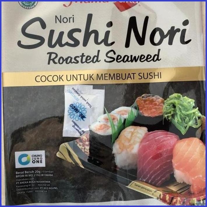 

MAMASUKA ROASTED SEAWEED / RUMPUT LAUT PANGGANG / SUSHI NORI 20GR