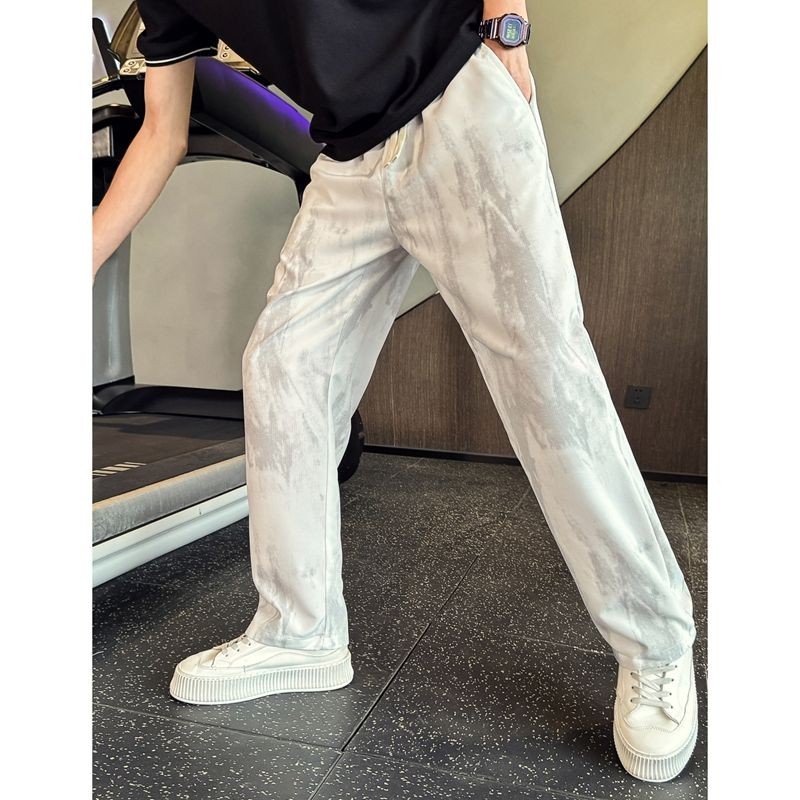 Celana Lebar Santai Tie-Dye Baru untuk Pria