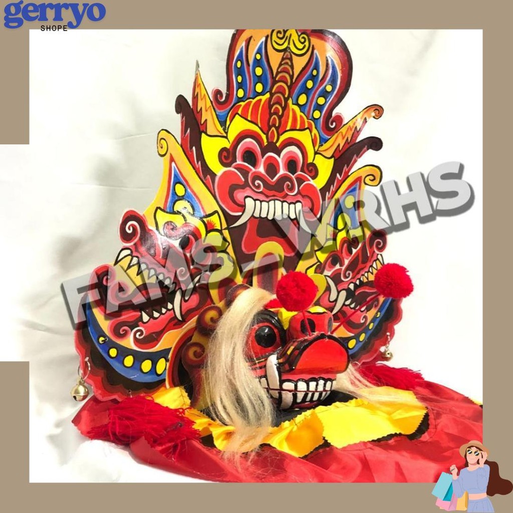 Barongan Kucingan Pentas Motif Naga Premium Barongan Caplokan Kayu Kucingan Premium Vip Kd 91