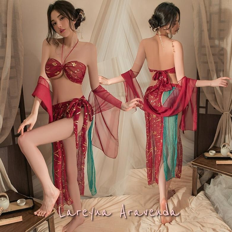 Set Lingerie Fantasy Malam Kostum Penari India Arabian LG635 koala69