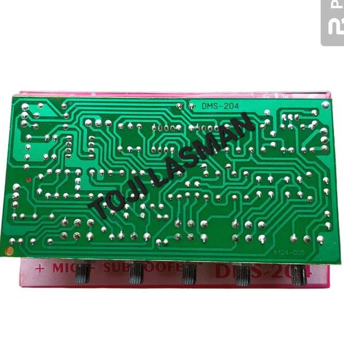 DMS 204 TONE CONTROL LM JRC  4558 + SUBWOOFER TONE SUBWOFER DMS204 PLATINUM STEREO KONTROL HIFI V MI