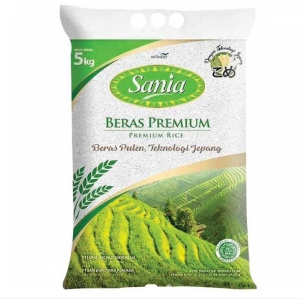 

Sania Beras Premium Beras Pulen Teknologi Jepang 5kg