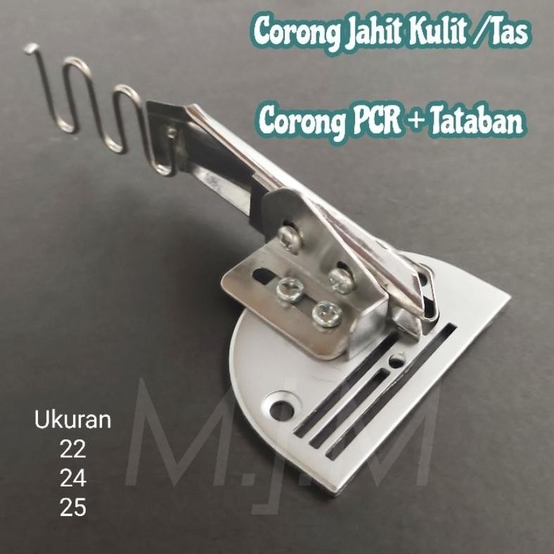 CORONG PLIPIT CORONG JAHIT KULIT TAS CORONG PCR Set Tataban Mesin jahit Jarum 1 Ukuran 22242530